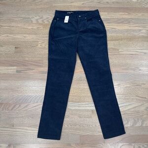 Brooks Brothers Navy corduroy slacks NWT size 4